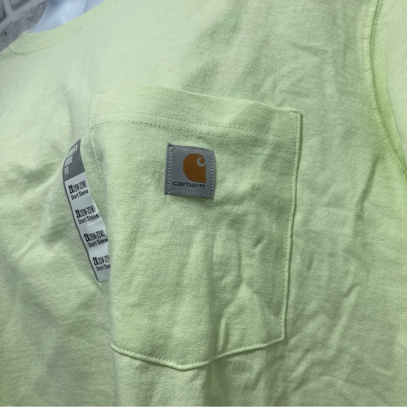 Carhartt Women’s Loose Fit One Pocket Neon Tee 2X NWT - Picture 3 of 7